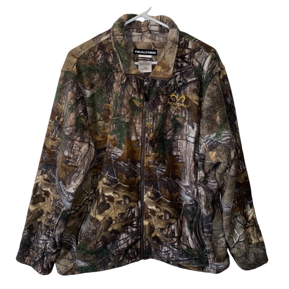 Realtree Camo Fleece Jacket XL 46-4& - Picture 1 of 8
